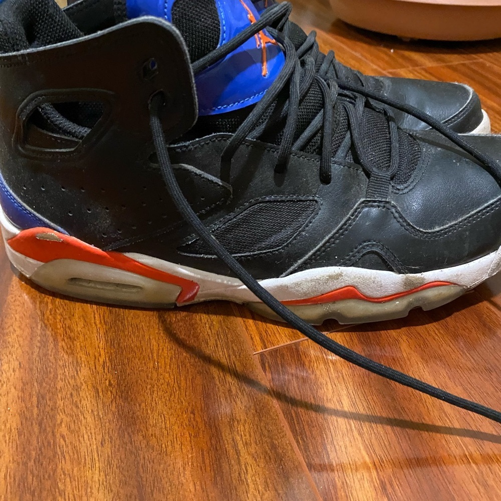 Nike Air Jordan Knick 91 Men’s Shoes Black and Blue High-Top Sneakers size 9.5” - Picture 4 of 11